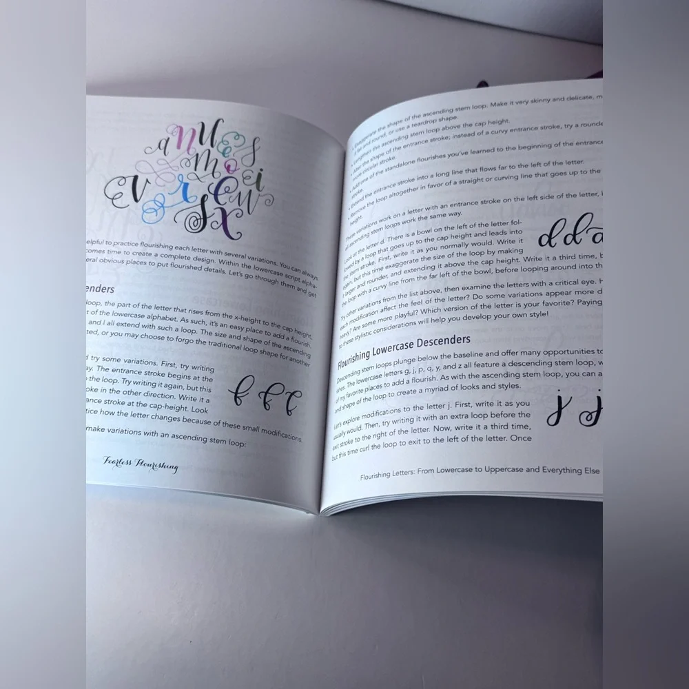 Fearless Flourishing: Workbook for Hand Lettering - Picture 6 of 9